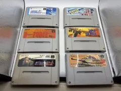 【6本セット】スーパーファミコン まとめ売り スーパーバトルタンク2 他　箱説無