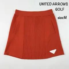 UNITED ARROWS GOLF ニット スカート プリーツ M ゴルフのサムネイル