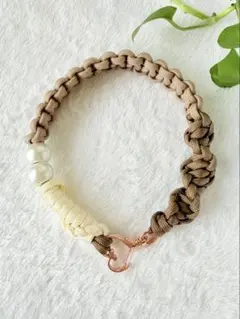 スマホハンドストラップ ナチュラルカラー