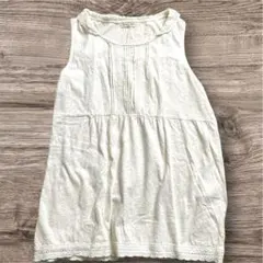 サマンサモスモス　ノースリーブ　タンクトップ　レース付　サイズF