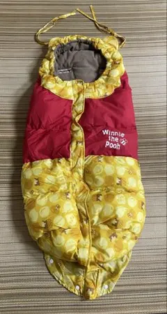 プーさん　ディズニー　着ぐるみ　ベビーカー用防寒フットマフ　おくるみ