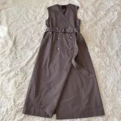ジレのみ✨美品✨anuans 22AW 3wayトレンチコート　ベルト　マキシ丈