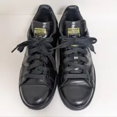 adidas スタンスミス 黒 23cm 本革 ガラスレザー S74934