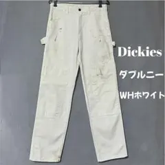 ディッキーズ ダブルニー WH ホワイトペインター ペンキ　Dickies