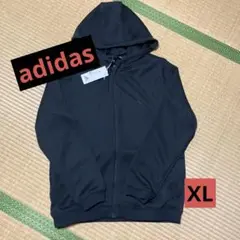 adidas アディダス　パーカー 黒XLサイズ