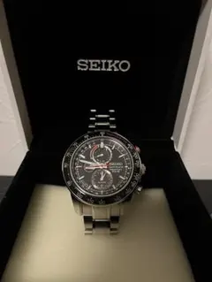 SEIKO パーペチュアルソーラー腕時計 スポーチュラ V198-0AA0 - メルカリ