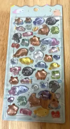 正規品★新品未開封★ボンボンドロップシール★水族館限定・淡水・水辺の生きもの