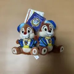 チップとデール　ぬいぐるみバッジ　ディズニーシー15周年