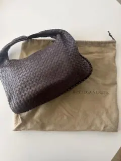 ボッテガべネタイントレチャート ホーボー ワンショルダーバッグ レザー ブラウン