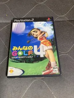 みんなのGOLF 4 PS2 と[起動確認済み　説明書欠品]