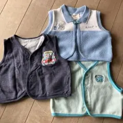 ベビー ベスト 80cm 3点セット