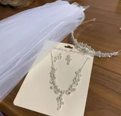 ウエディング　アクセサリー　ベール