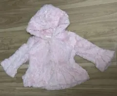 【MEZZO PIANO/メゾピアノ】コート ピンク　もこもこ フード