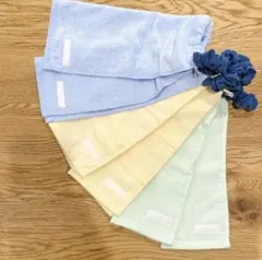 6枚　一重　タオルエプロン　おりこうタオル　おりこうエプロン　保育園　男の子