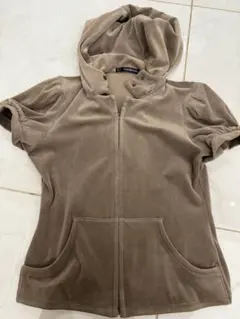 FOXEY NEW YORK ベロア パーカー 半袖 40のサムネイル