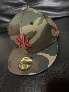 New Era 59FIFTY カモフラ赤　迷彩キャップ 7 1/2 59.6㎝