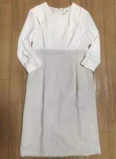 美品★ナノユニバース★ツイードドッキングワンピース★サイズ38