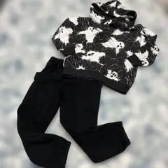 H&M ハロウィン　おばけ　キッズ パーカー 110cm モノトーン