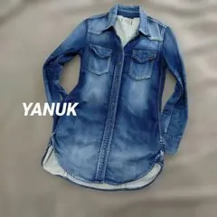 YANUK デニムシャツ　ウエスタン　シャツ　xs