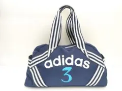 レトロ　アディダス　スポーツバッグ　ボストンバッグ　3本線　スリーストライプス
