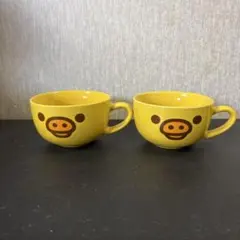【２個セット】キイロイトリ★スープマグカップ