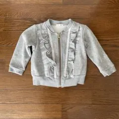 【Seraph】 セラフの暖かい裏起毛カーディガン90