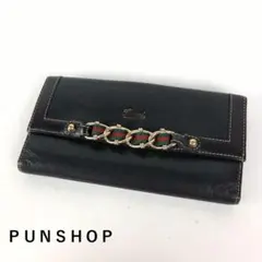 GUCCI グッチ シェリーライン ロングウォレット 334183 ブラック