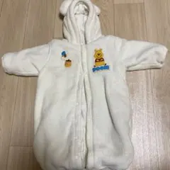 プーさん フリースロンパース 50-70