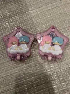 リトルツインスターズ　星型ミラー 2個セット