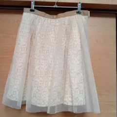 Apuweiser-riche アイボリーフレアスカート