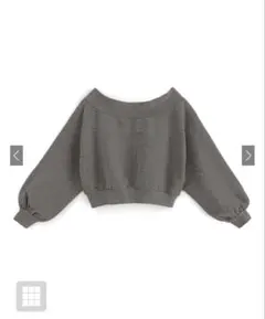 GRL オフショルダースウェットトップス[pm506]