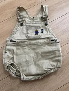 バースデイ　polobaby サロペット　ベージュ　70cm