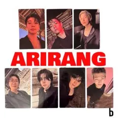 BTS ARIRANG トレカ アリラン 7枚 フォトカード 匿名配送 公式　b