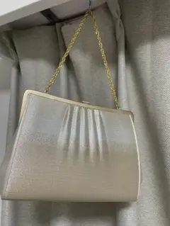 ベージュ 合成皮革 和装用バッグ