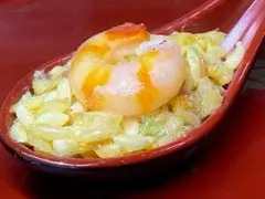 食品サンプル 本物そっくり エビチャーハン レンゲ