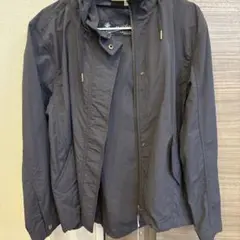 撥水加工 抗菌防臭 ネイビー マウンテンパーカー 38