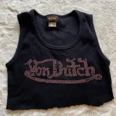 Y2K vintage Von Dutch ミニトップス