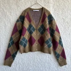 2025年最新】zara カーディガン アーガイルの人気アイテム