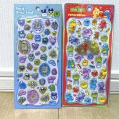 プチドロップ シール たまごっち プチドロップステッカー セサミストリート