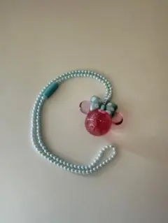 Disney ミニーペンダントライト 光るおもちゃ ネックレス 水色＆ピンク