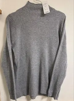 新品タグ付き　しまむら　ハイネック　ニット　5L