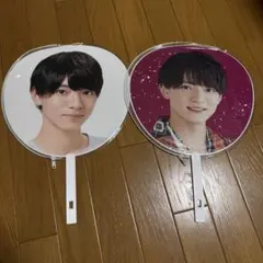 西村拓哉 公式うちわ Lilかんさい 2枚セットのサムネイル