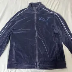 PUMA ネイビー フルジップジャージ XL