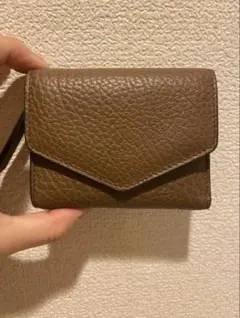 メゾンマルジェラ スリーフォールドウォレット ゴールド金具 美品