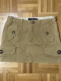 Polo Ralph Lauren ベージュミニスカート サイズ2のサムネイル