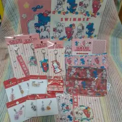 スイマー☆SWIMMERレトロ雑貨☆限定コラボ商品18点セット売り☆新品ポーチ