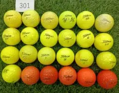 ロストボールカラーNo.300 24球セット titleist 年式混合 - メルカリ