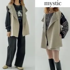 ミスティック ベルト 起毛素材　ジレ ベスト