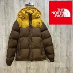 ノースフェイスファー付きダウンジャケットレディースXL HYVENT両面刺繍ロゴ ノースフェイスファー付きダウンジャケットレディースXL HYVENT