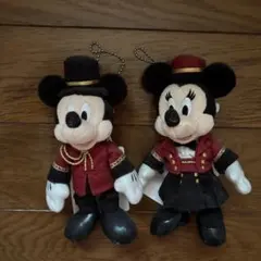 【新品】ホテルミラコスタミッキー・ミニーぬいぐるみバッジ